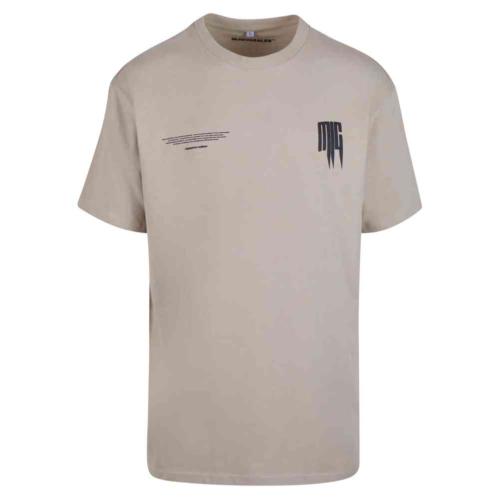 MJ GONZALES - Metamorphose V.2 X Heavy Oversized Heren Tshirt - Beige